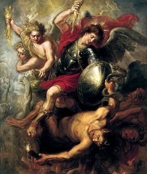 Peter Paul Rubens  Saint Michael Expelling Lucifer And The Rebellious Angels 1622 296 350 S